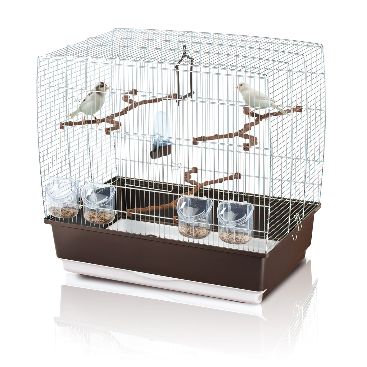 Colivie pentru pasari Irene 4 Drept 59x38x56cm Crom - Animax