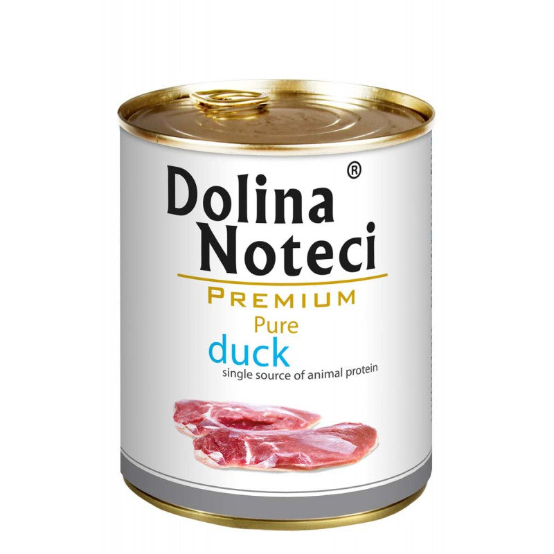 Hrana umeda pentru caini Dolina Noteci Premium Pure cu rata 800gr - Animax