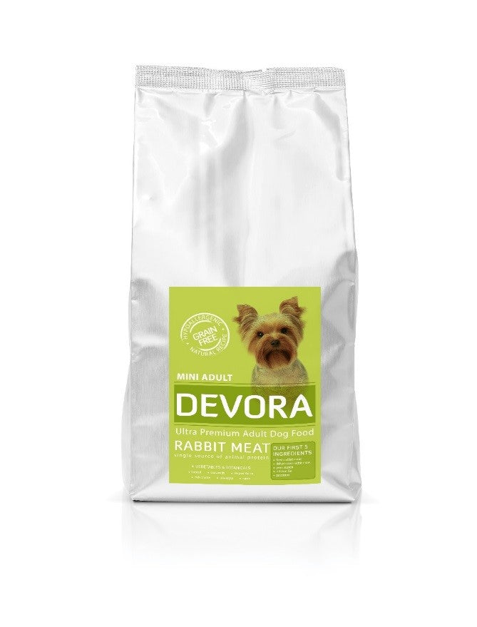 Hrana uscata pentru caini Devora Grain Free Mini Adult cu iepure 4 kg - Animax