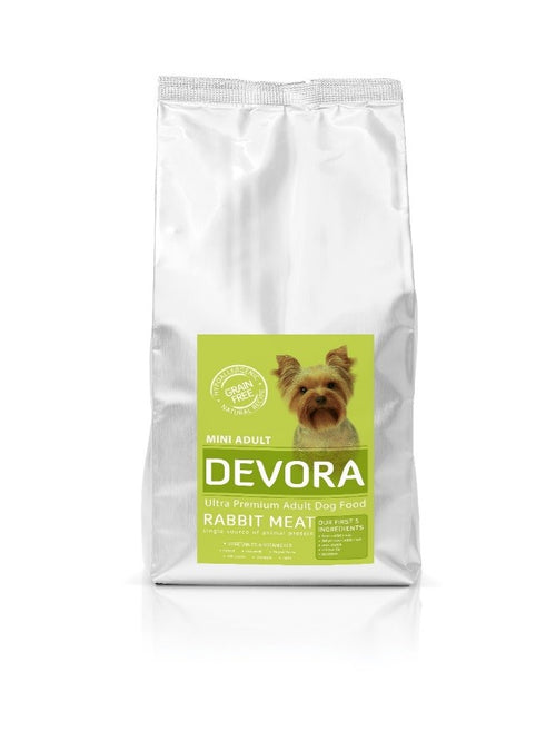 Hrana uscata pentru caini Devora Grain Free Mini Adult cu iepure 4 kg - Animax