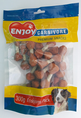 Recompense pentru caini Enjoy Carnivore Lollipops cu pui 300g - Animax