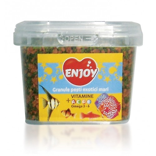 Granule pentru pesti exotici mari Enjoy 88g - Animax