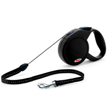 Lesa retractabila Flexi New Classic Snur S 5M Negru - Animax
