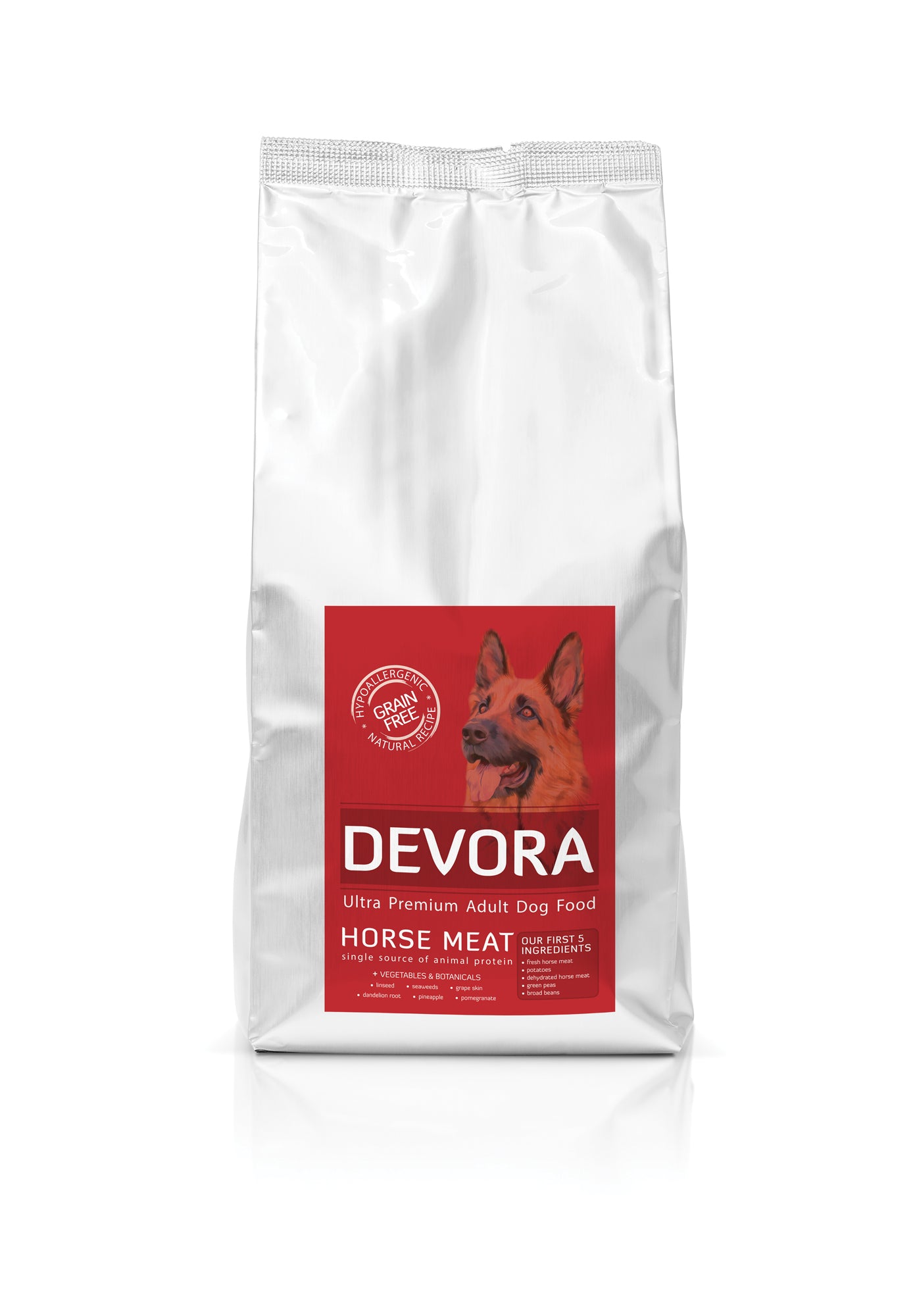 Hrana uscata pentru caini Devora Grain Free cu cal 7.5 kg - Animax