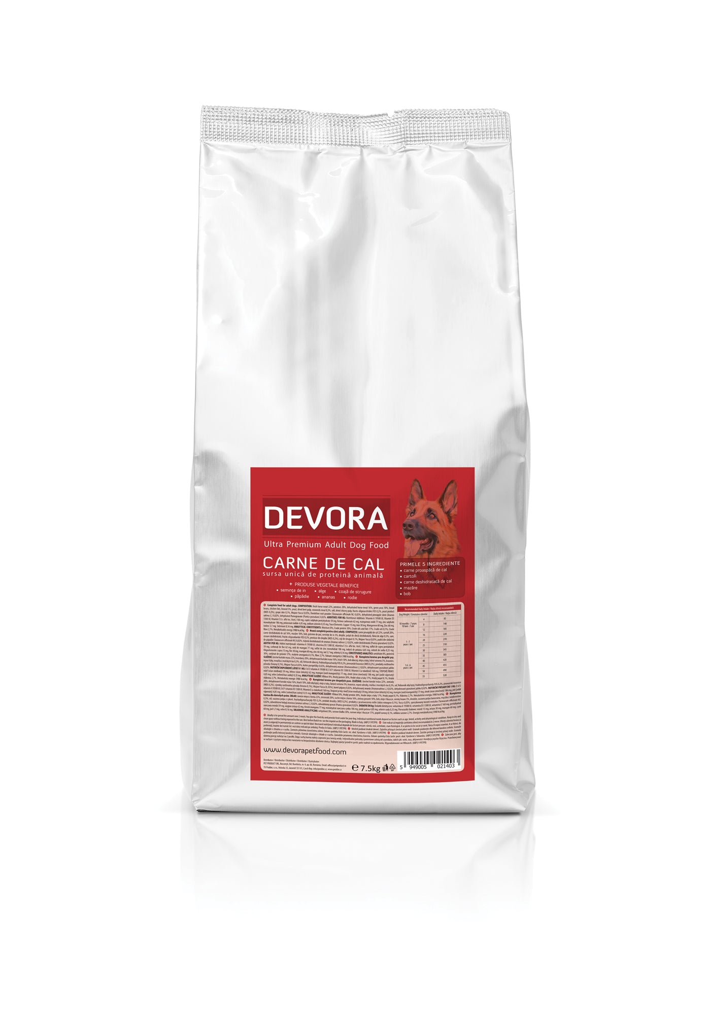 Hrana uscata pentru caini Devora Grain Free cu cal 7.5 kg - Animax
