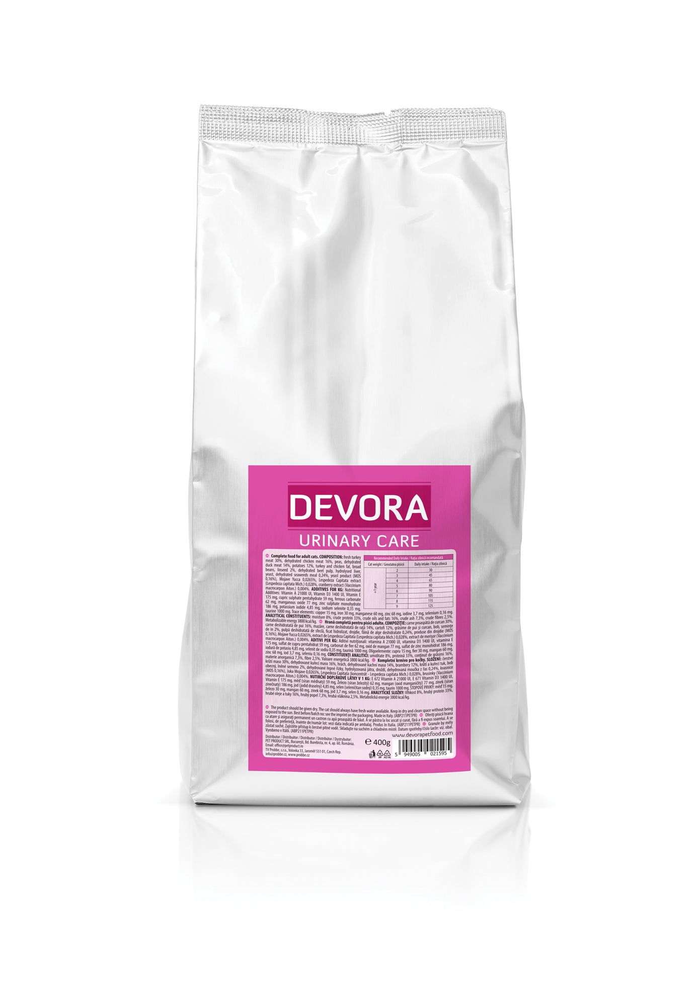 Hrana uscata pentru pisici Devora Grain Free Urinary Curcan Pui & Rata 7.5kg - Animax