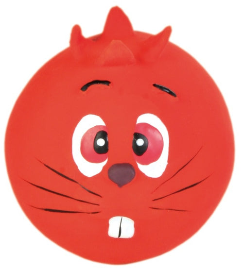 Jucarie pentru caini Trixie chipuri din latex cu sunet 6 cm - Animax