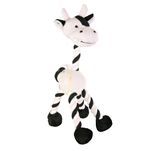Jucarie pentru caini girafa cu minge de tenis 28 cm - Animax