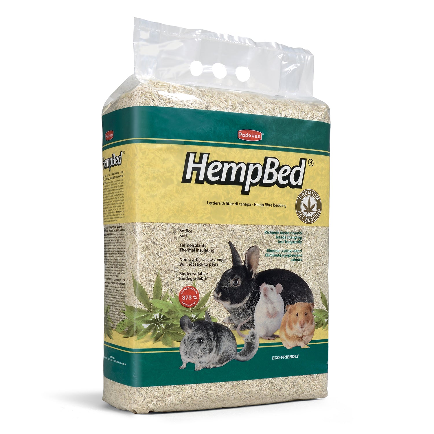 Asternut pentru rozatoare Padovan HempBed 3kg - Animax