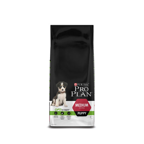 Hrana uscata pentru caini Pro Plan Medium Puppy cu pui si orez 12 kg - Animax