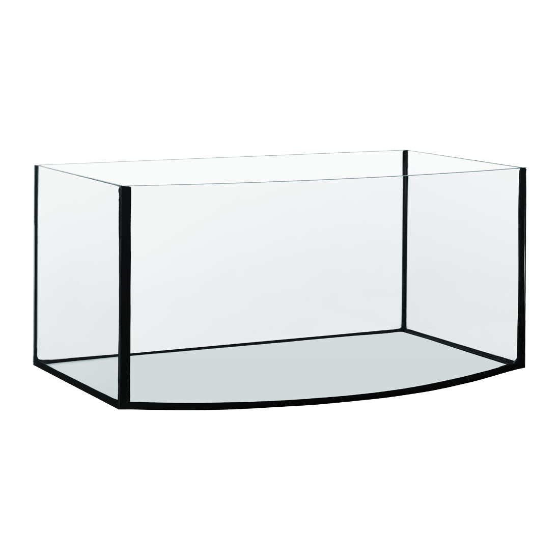 Acvariu din sticla Diversa LED 80 Curb Negru 112 L 80x35x40cm - Animax