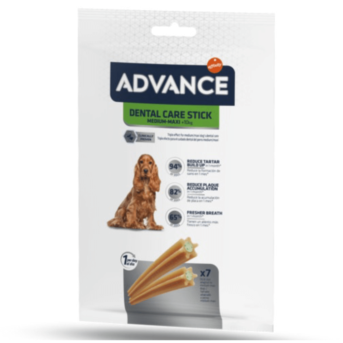 Recompense pentru caini Advance Dental Care Stick 180 g - Animax