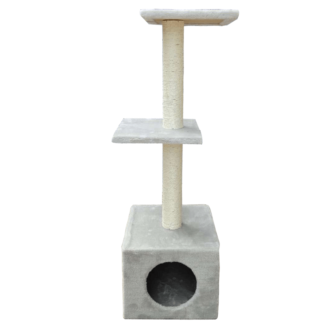 Ansamblu de joaca cu etaj Enjoy Sisal 30x30x95cm - Animax
