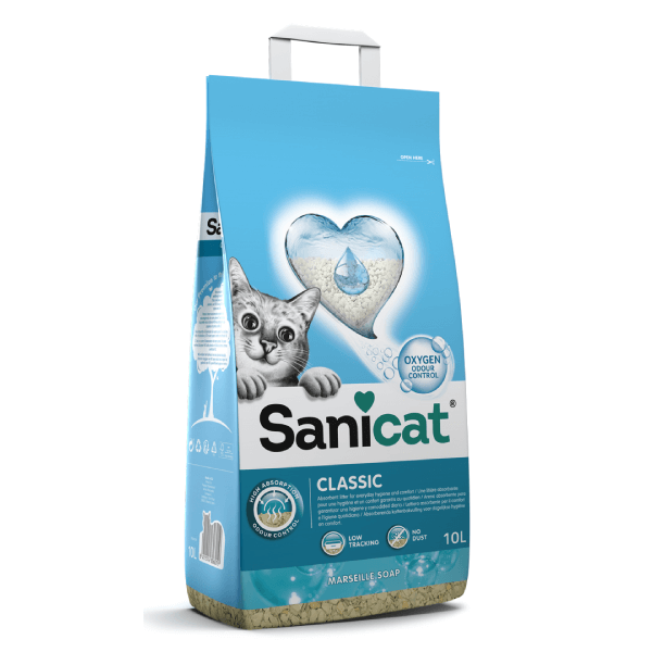 Asternut pentru litiera Sanicat Classic Marseille 10L - Animax
