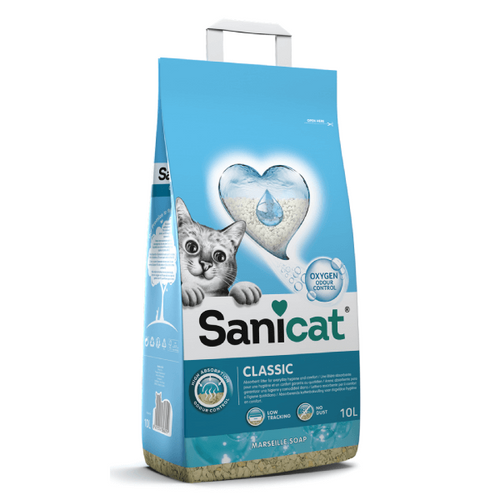 Asternut pentru litiera Sanicat Classic Marseille 10L - Animax