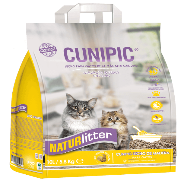 Asternut pelete pentru pisici Cunipic 10L - Animax