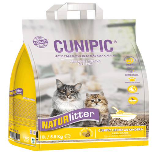 Asternut pelete pentru pisici Cunipic 10L - Animax