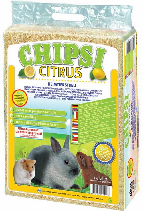 Asternut pentru rozatoare Chipsi Citrus Multi 60 L - Animax