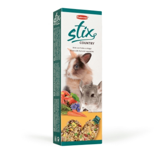 Batoane pentru porcusori de Guineea Padovan Stix Country 100gr - Animax
