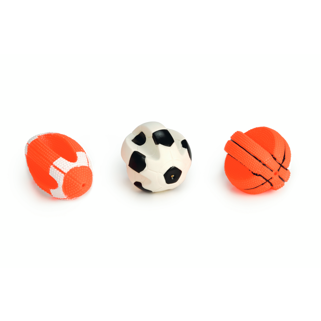 Jucarie pentru caini Beeztees Minge Sport 10 cm vinil - Animax