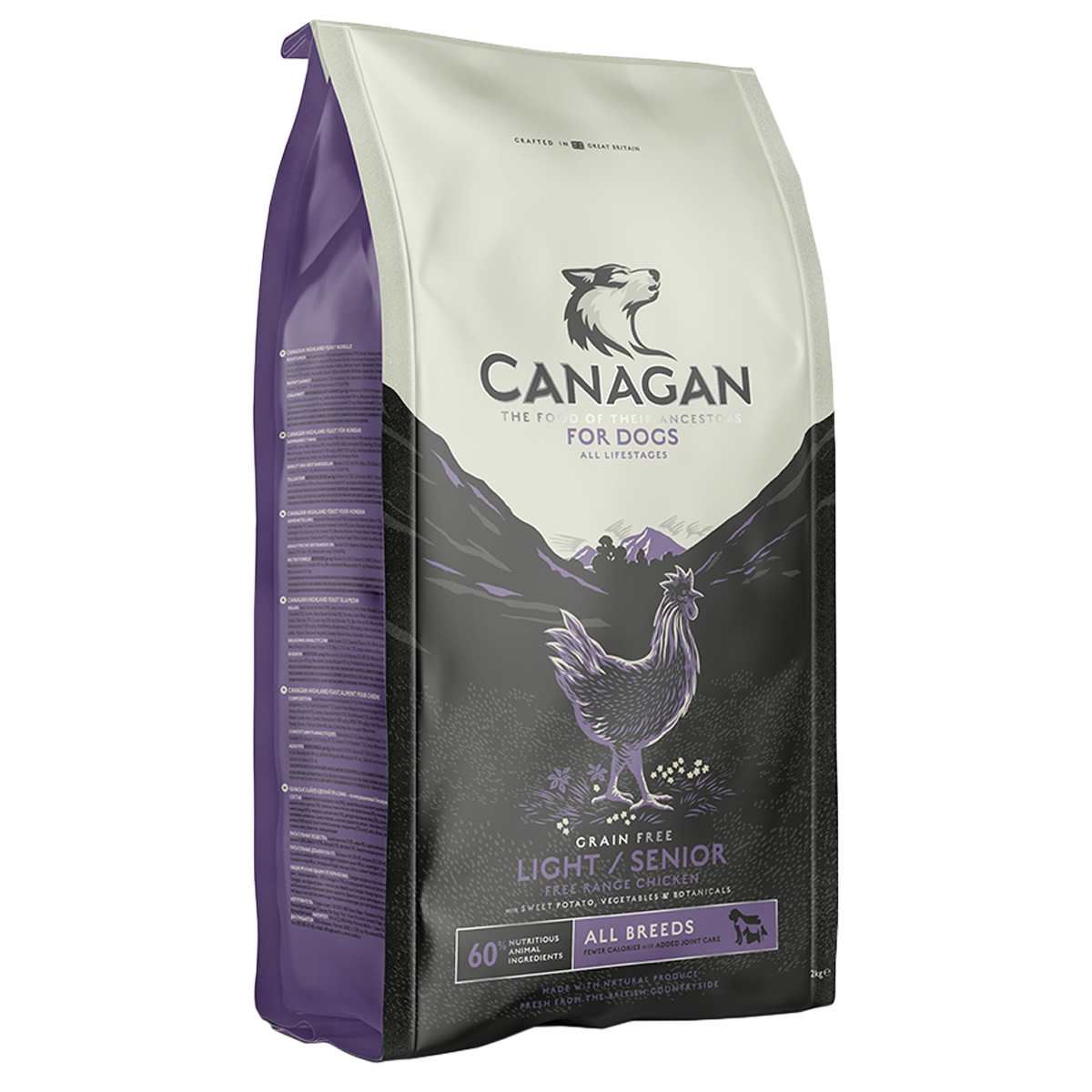 Hrana uscata pentru caini Canagan Adult Light Senior 12 kg - Animax