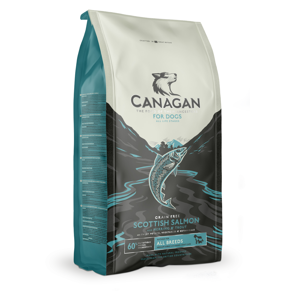 Hrana uscata pentru caini Canagan Grain Free Adult Somon 12kg - Animax