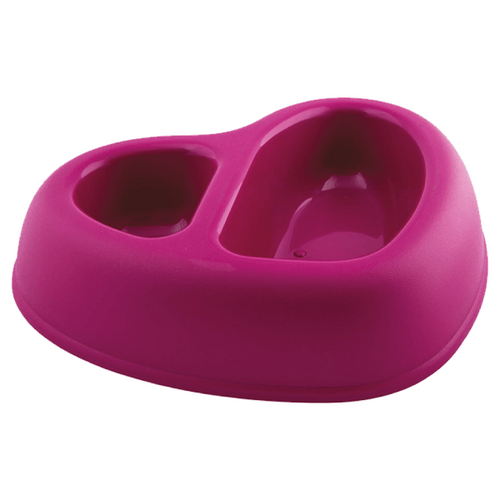 Castron pentru caini si pisici  Geo That's Amore Dublu 27x22.5x6.5cm - Animax