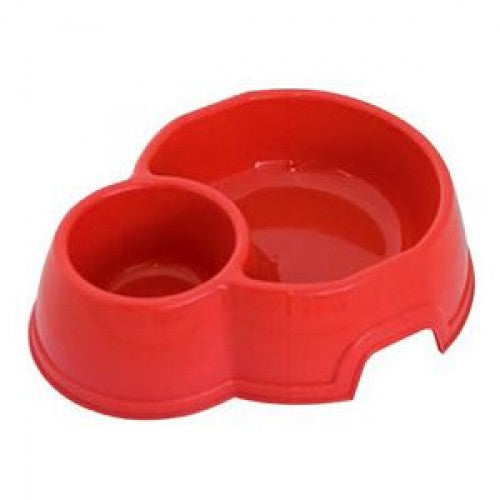 Castron pentru caini sau pisici Geo Dublu 24.5 cm - Animax