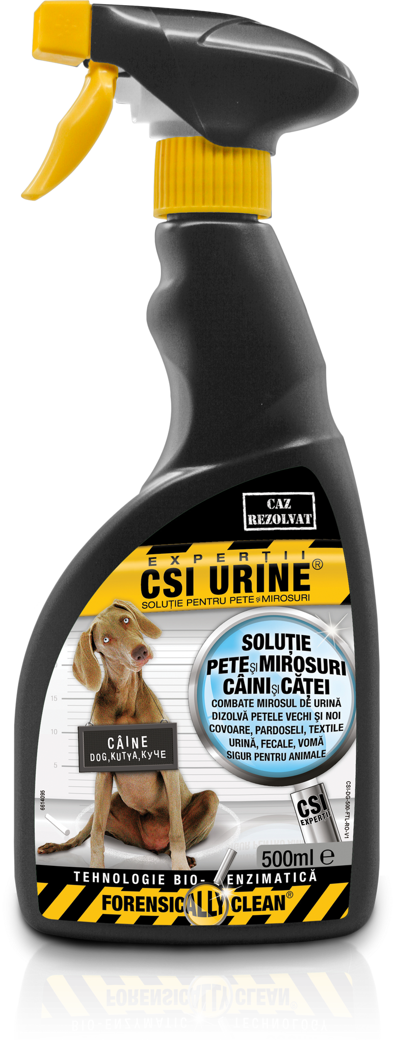 Solutie pentru pete si mirosuri CSI Urine Dog Spray 500 ml - Animax