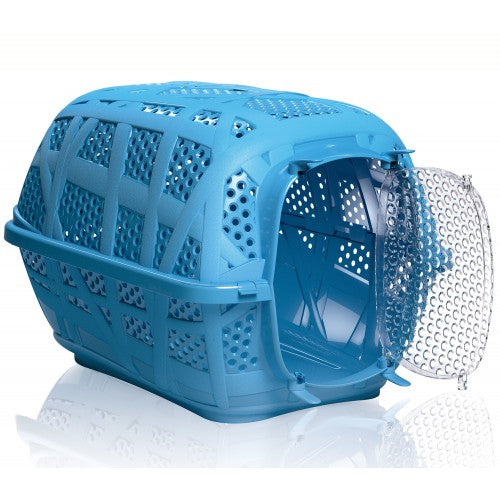 Cusca transport Carry Sport Albastru 48x34x32 cm - Animax