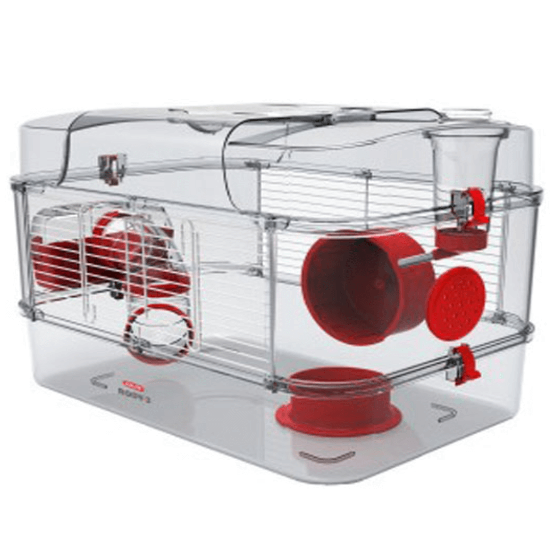 Cusca pentru rozatoare Rody Solo Rosu 41x27x28cm - Animax