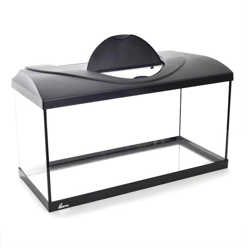 Acvariu din sticla Diversa LED 80 Negru 80x35x40cm - Animax