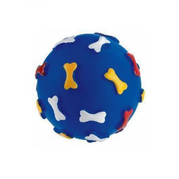 Jucarie minge cu oase Dog Toys 11 cm - Animax