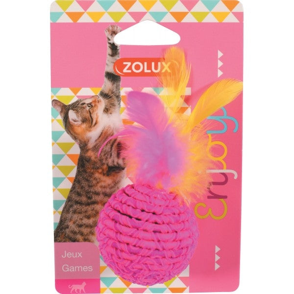 Jucarie pentru pisica Zolux Elastic Ball - Animax