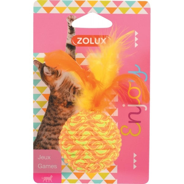 Jucarie pentru pisica Zolux Elastic Ball - Animax
