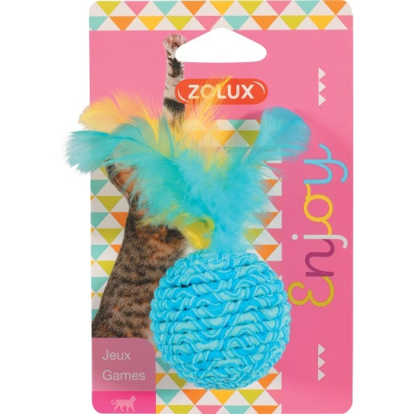 Jucarie pentru pisica Zolux Elastic Ball - Animax