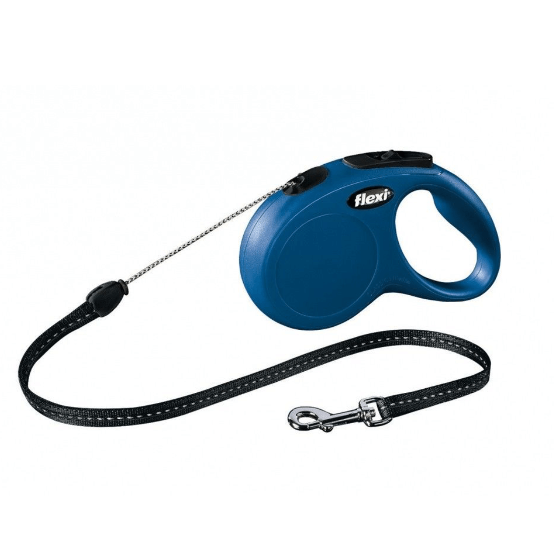 Lesa retractabila Flexi New Classic Snur S 5M Albastru - Animax