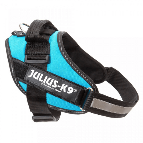 Ham pentru caini Julius K9 IDC Power Mini Talie mica 4-7 kg Albastru marin - Animax