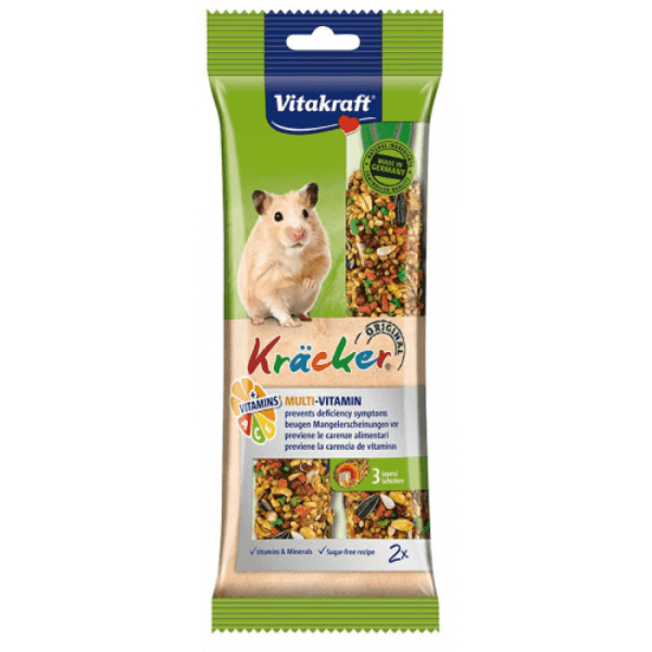 Hrana pentru hamsteri Vitakraft Kracker Multivit 112g - Animax