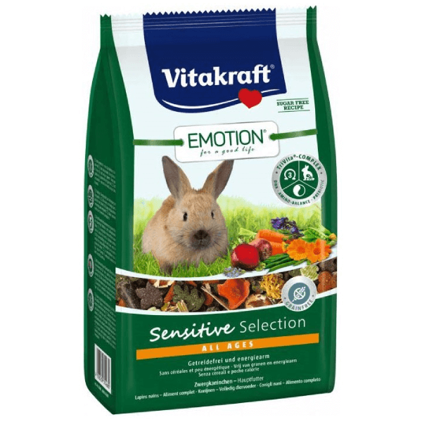Hrana pentru iepuri Vitakraft Emotion Sensitive 600G - Animax