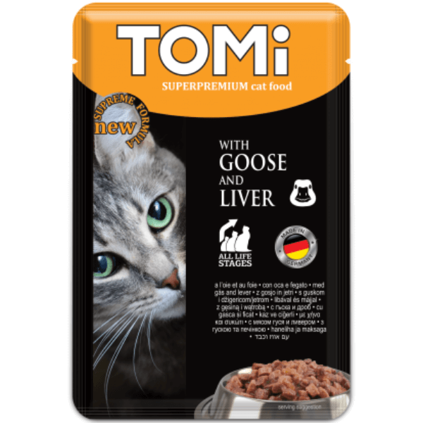 Hrana pentru pisici Tomi Gasca & Ficat 100g - Animax