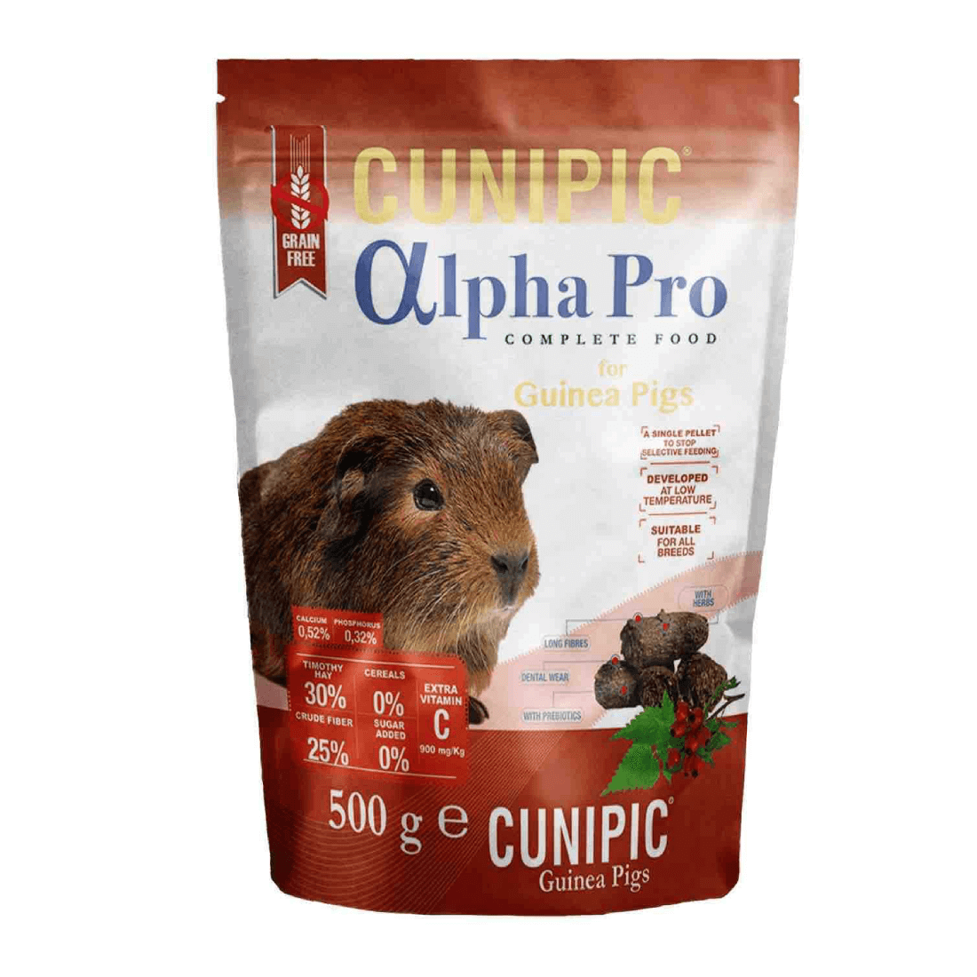 Hrana pentru porcusori de Guineea Cunipic Alpha Pro 500g - Animax