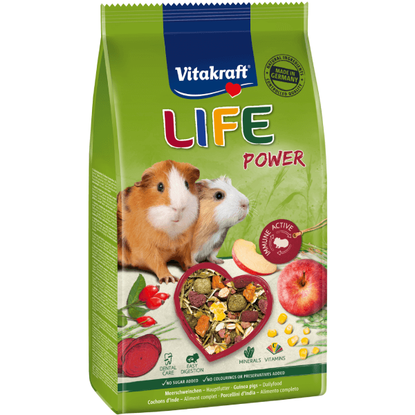 Hrana pentru porcusori de Guineea Vitakraft Life Power G-Pig 600g - Animax