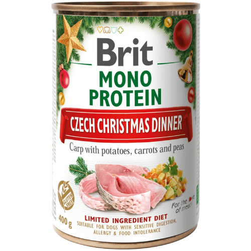 Hrana umeda pentru caini Brit Care Dog Monoprotein Christmas 400g - Animax