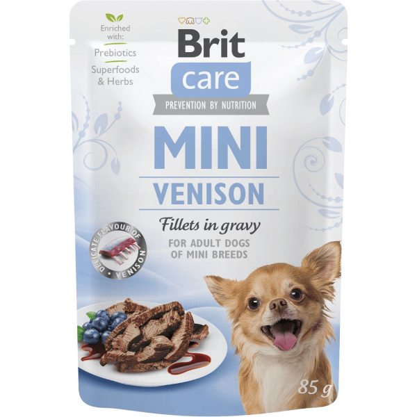 Hrana umeda pentru caini Brit Care Mini Dog File de vanat in sos 85g - Animax
