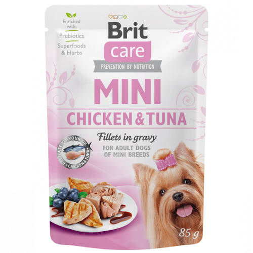 Hrana umeda pentru caini Brit Care Mini Pui&Ton File in sos 85g - Animax