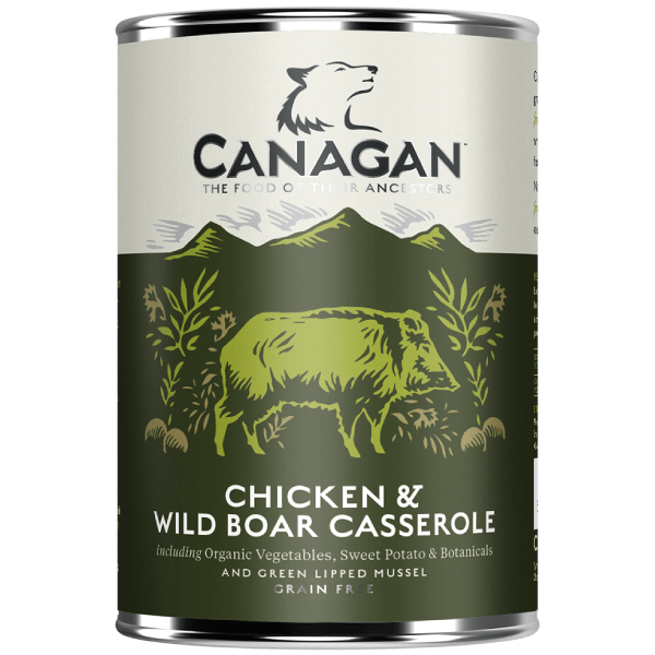 Hrana umeda pentru caini Canagan Dog Pui&Mistret 400g - Animax