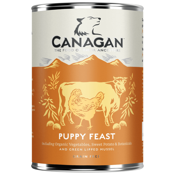 Hrana umeda pentru caini Canagan Grain Free Puppy Feast 400g - Animax