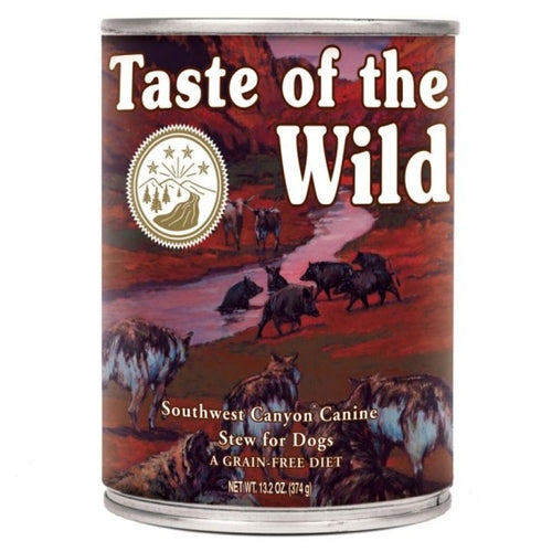 Hrana umeda pentru caini Taste of the wild Southwest Canyon 390 g - Animax