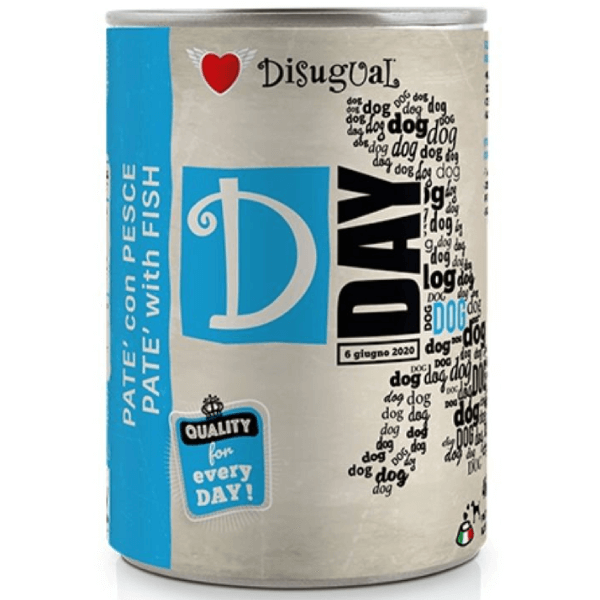 Hrana umeda pentru caini Disugual D-day Dog Peste 400g - Animax